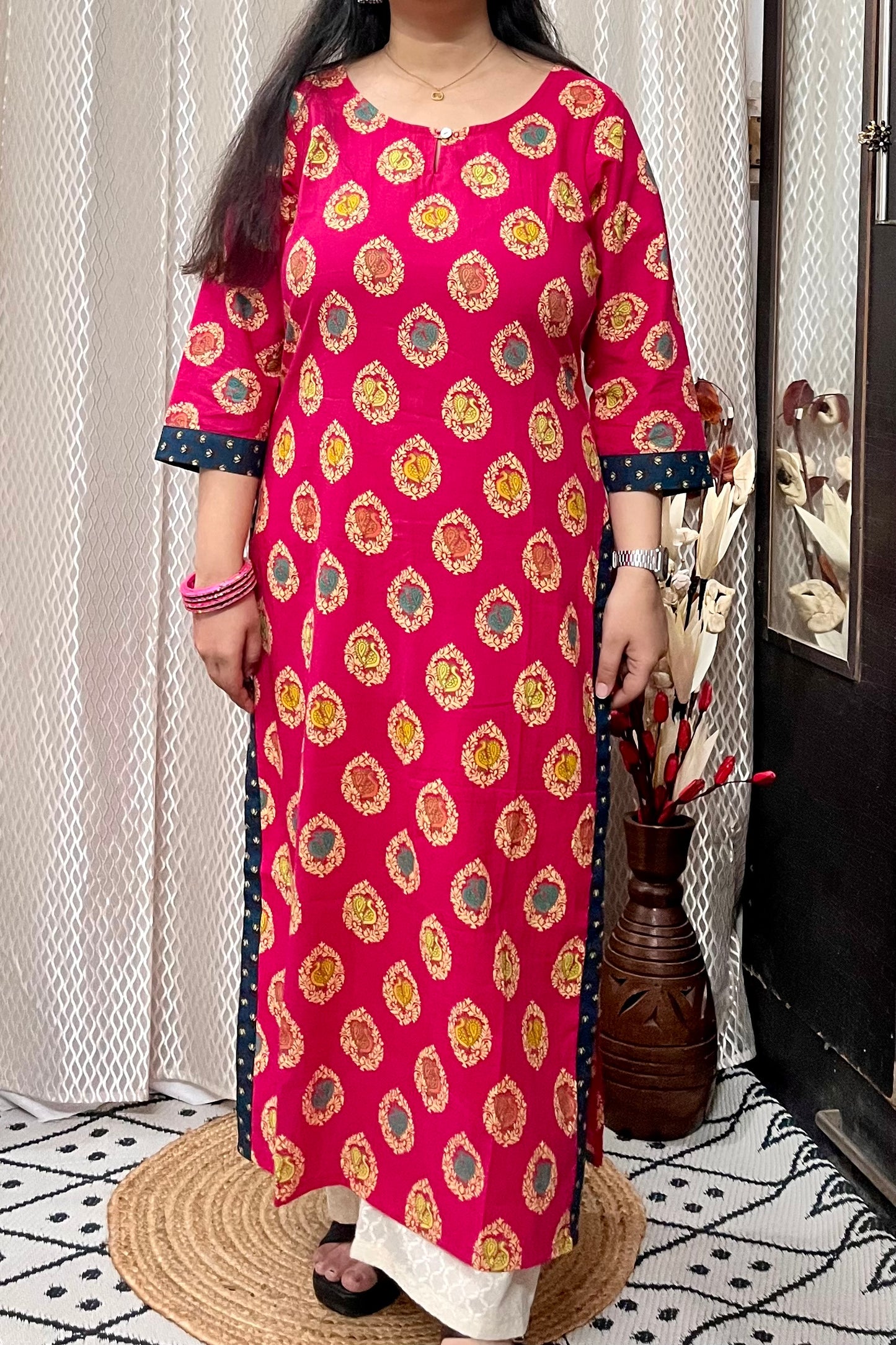 Rani Pink Kurta