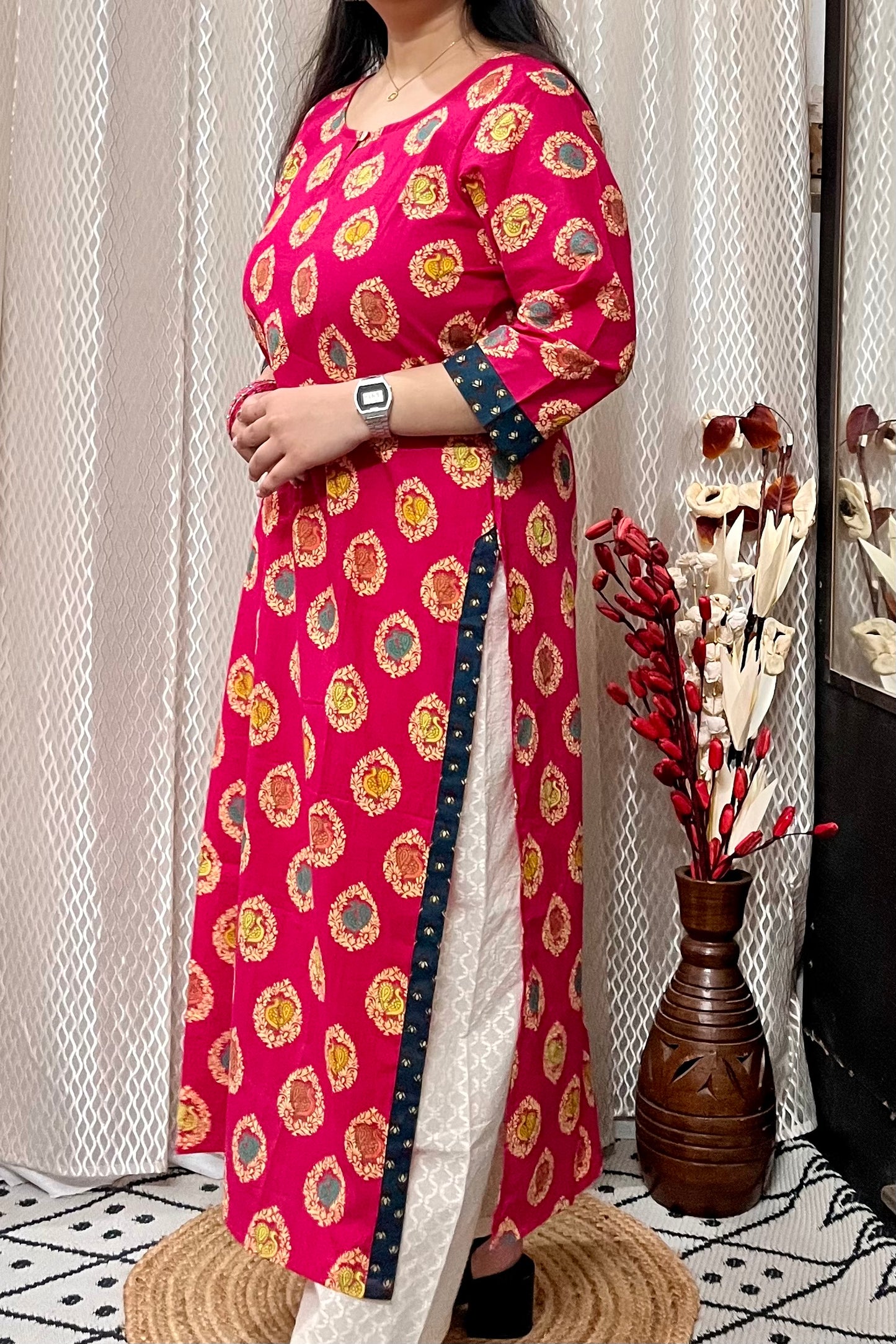 Rani Pink Kurta