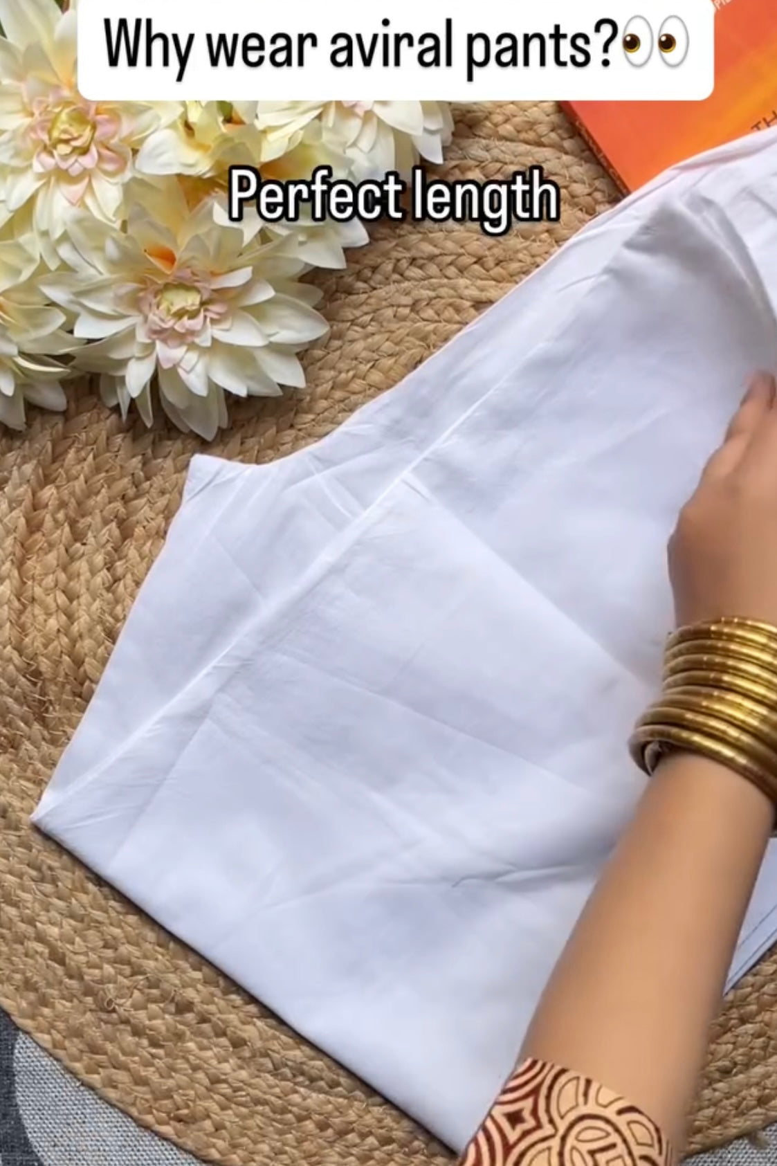 White Cotton Pant