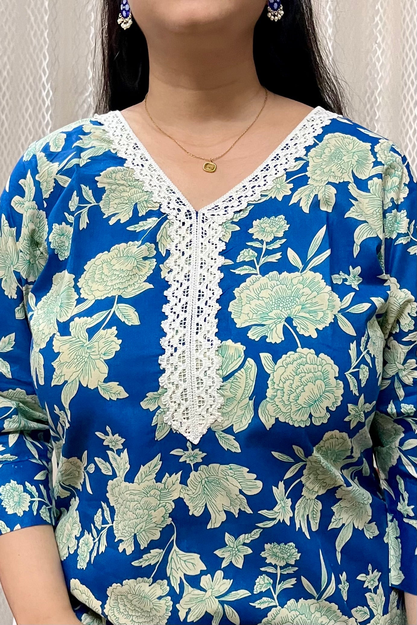 Mystic Blue Kurta