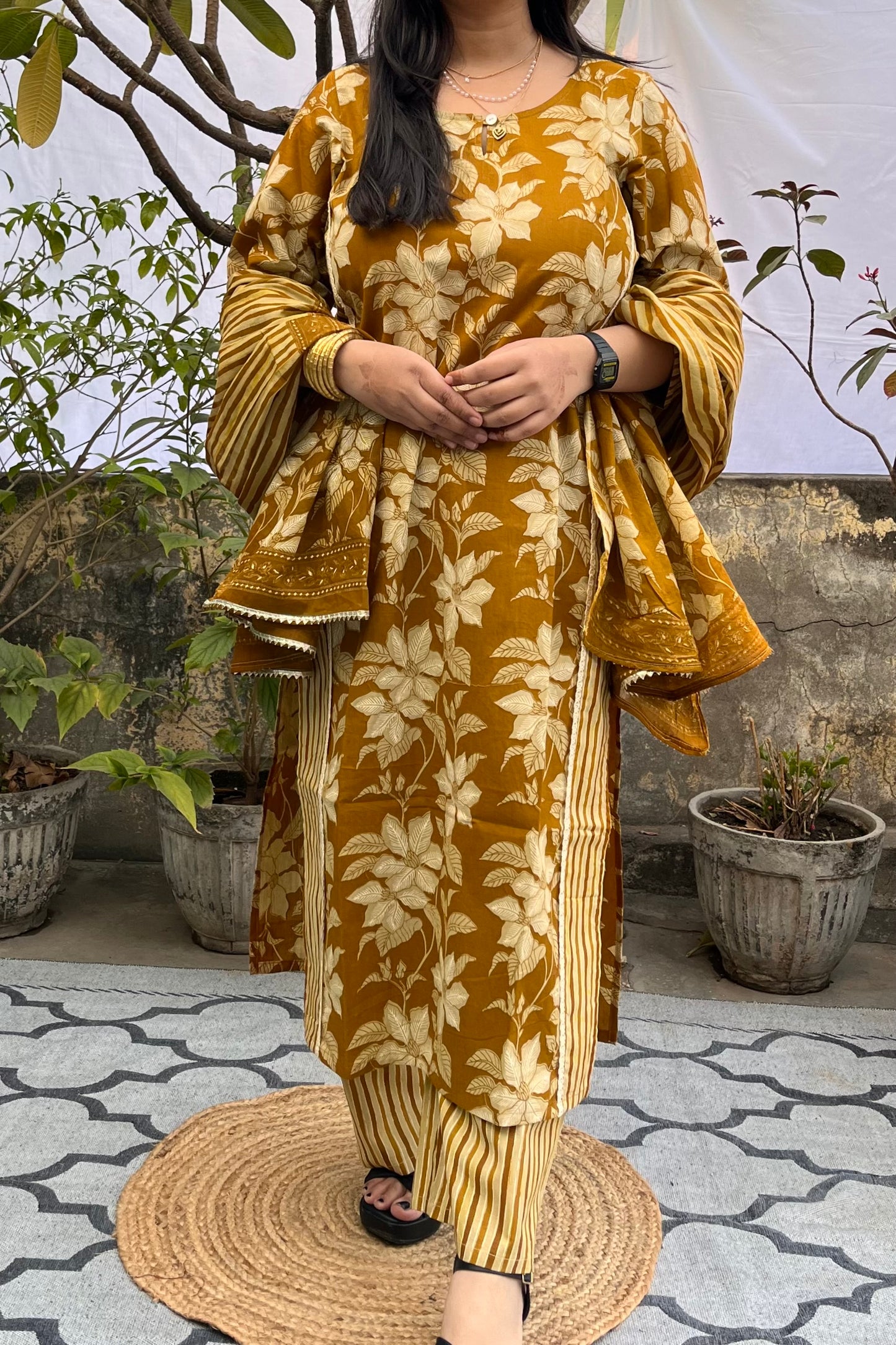 Mustard Suit Set