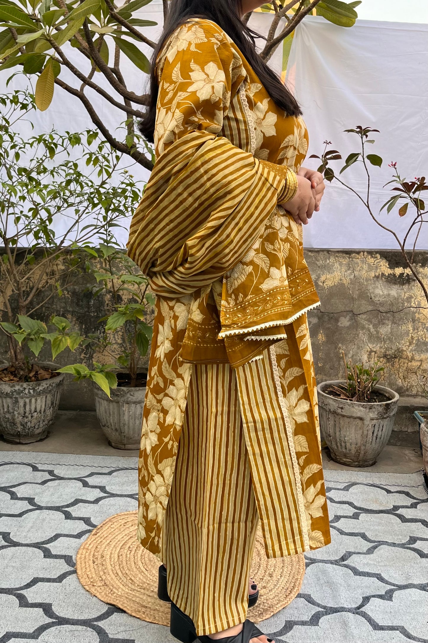 Mustard Suit Set