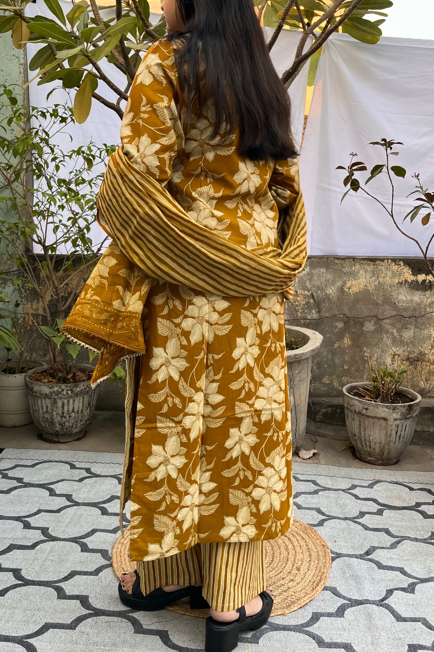 Mustard Suit Set