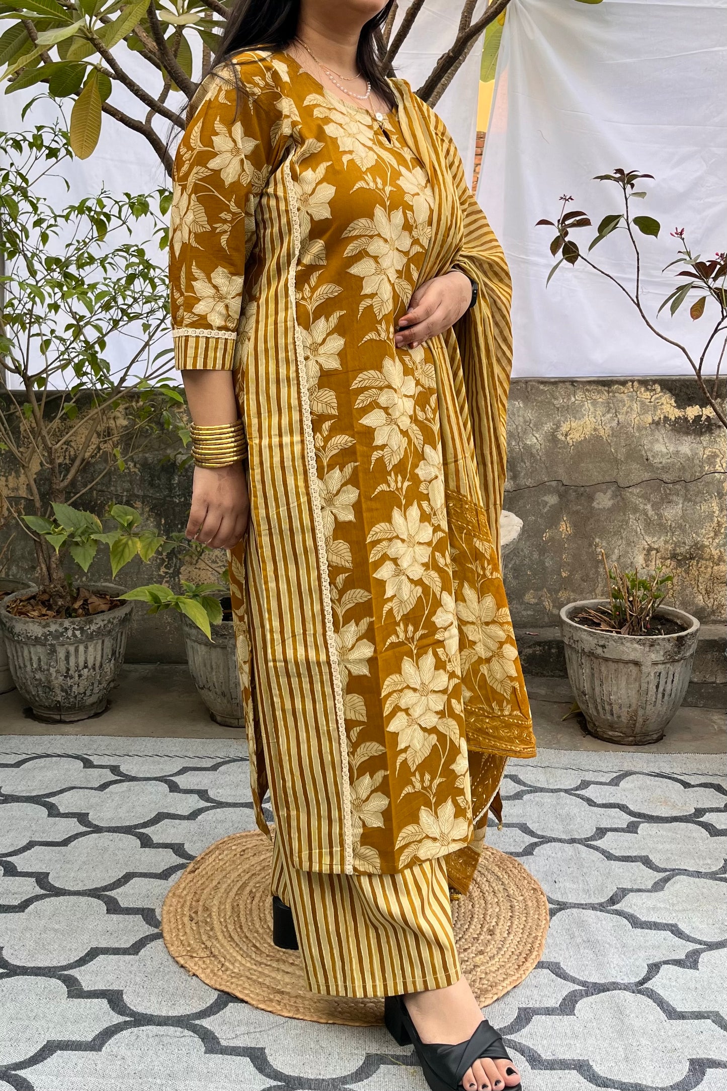 Mustard Suit Set