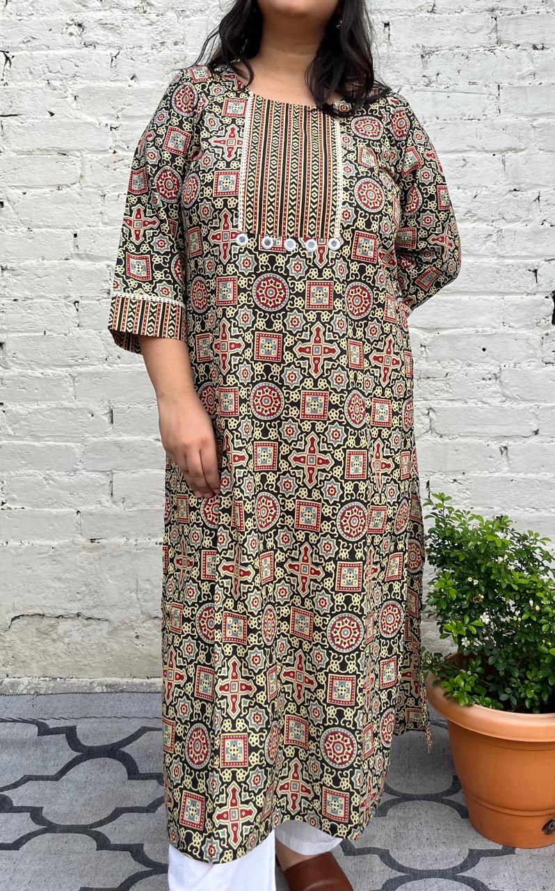 MANDALA MIRROR KURTA