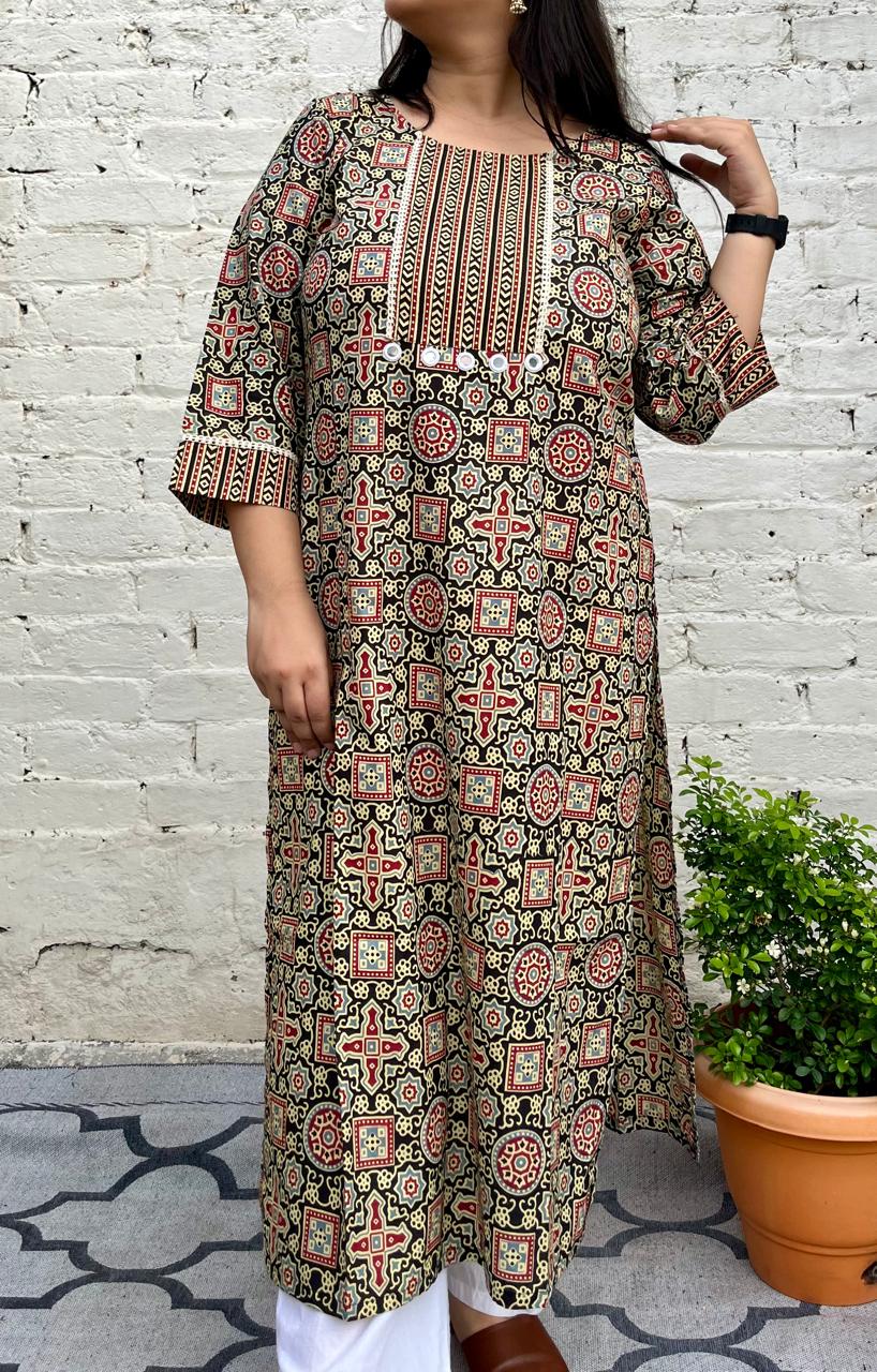 MANDALA MIRROR KURTA