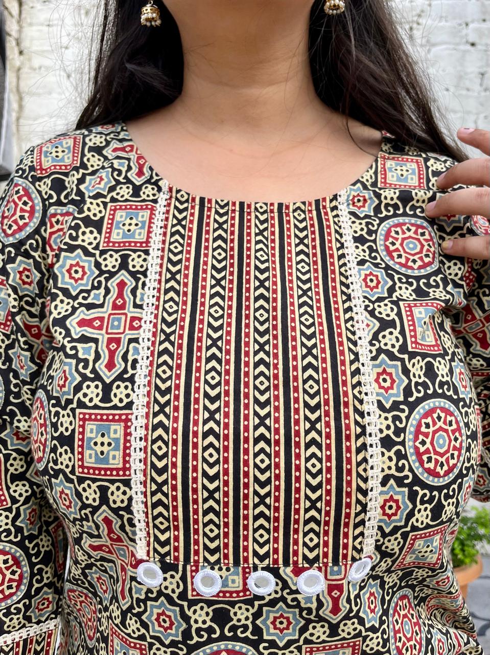 MANDALA MIRROR KURTA