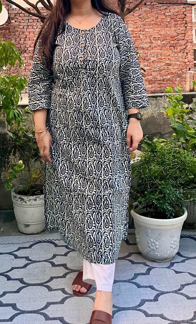 Indigo Kurti