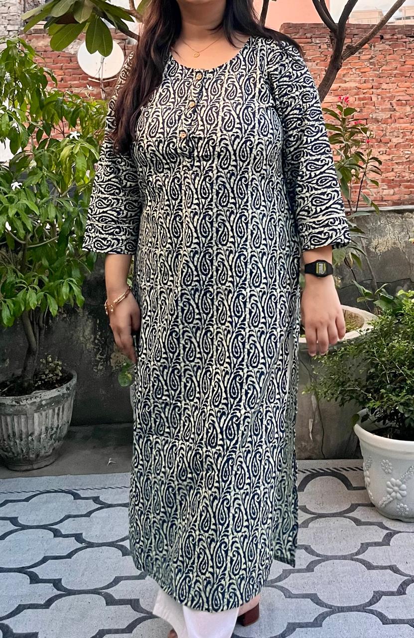 Indigo Kurti