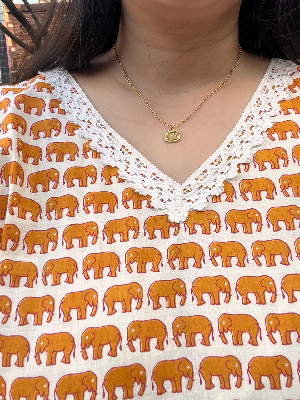 Elephant kurti