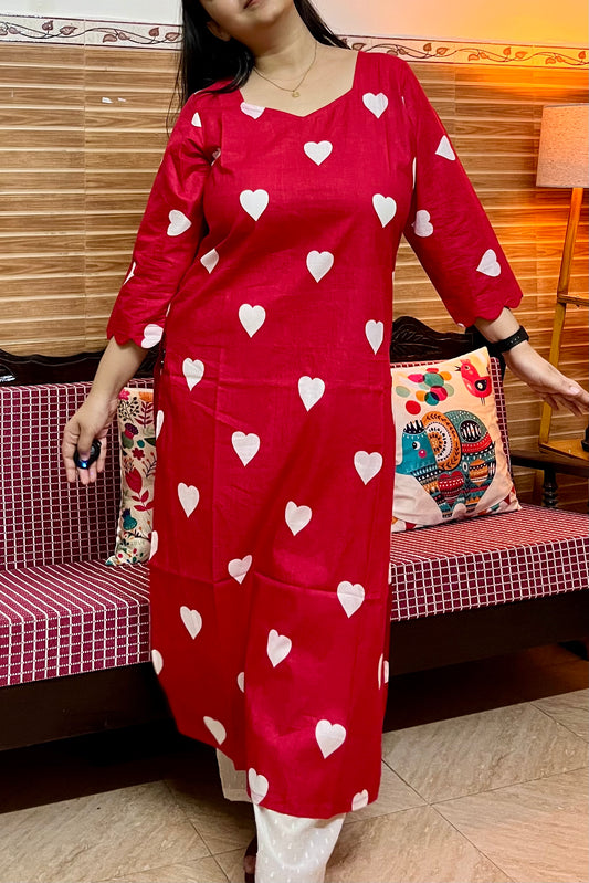 Heart Kurta