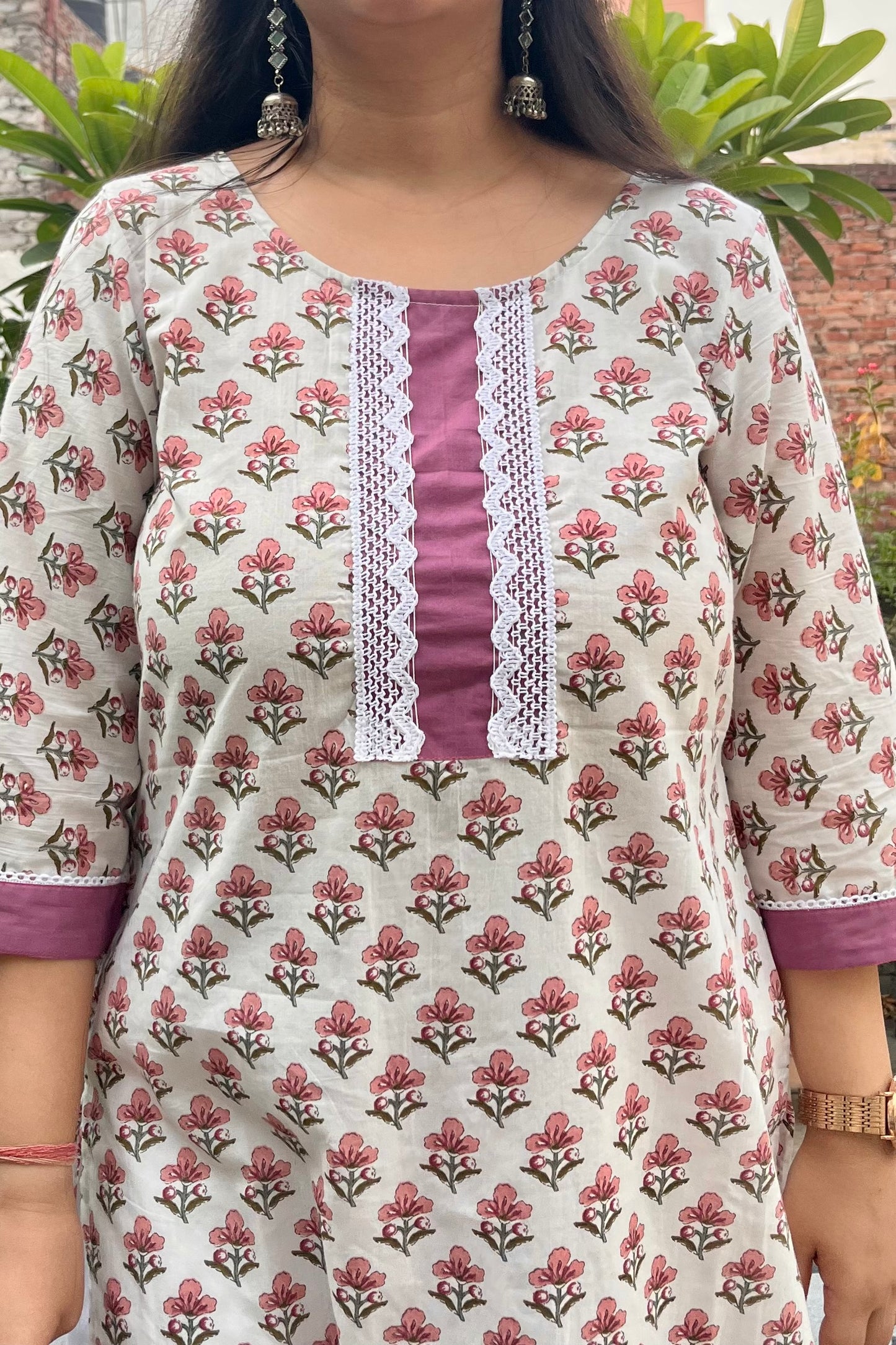 Pearl pure cotton kurta