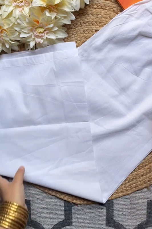 White Cotton Pant
