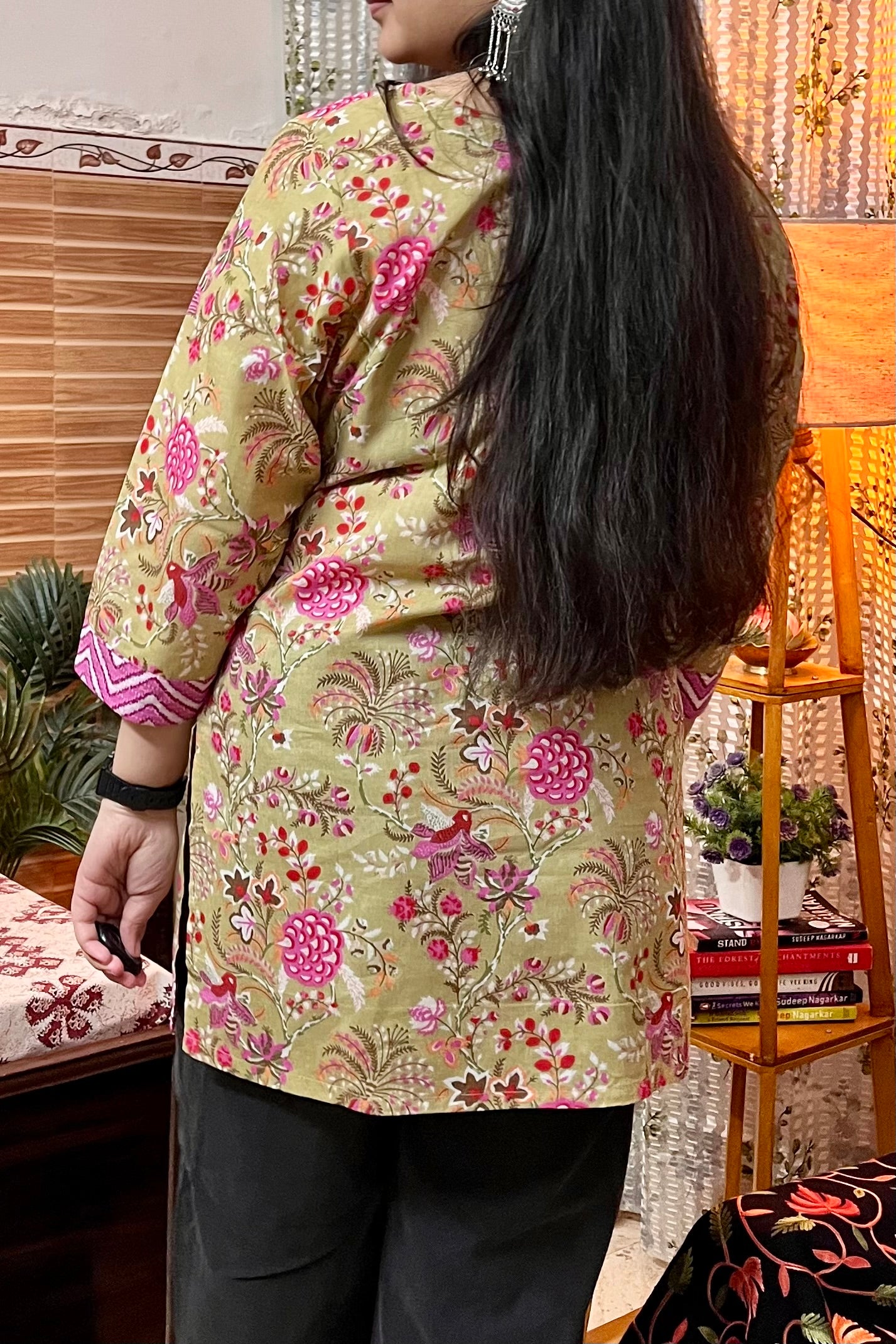 Mint Green Short Kurti