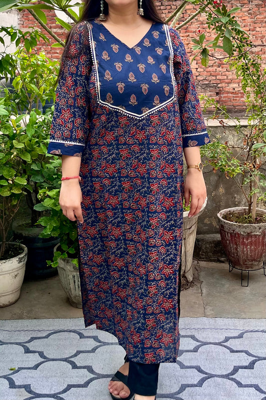 "NEELKAMAL" women pure cotton kurti