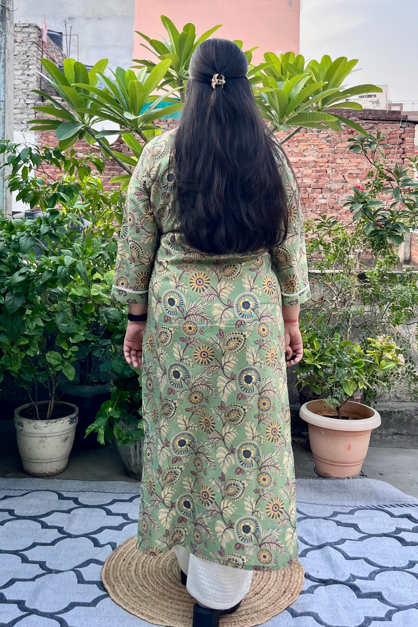 Hariyali Pure cotton Kurti