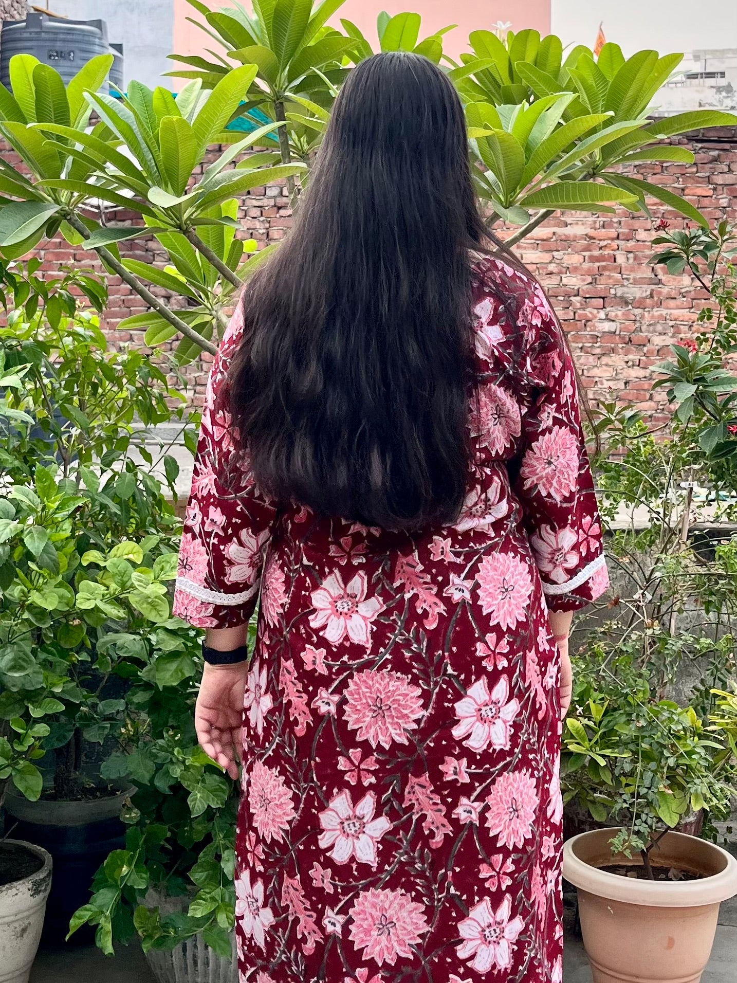Laalima Angrakha Pure cotton Kurti