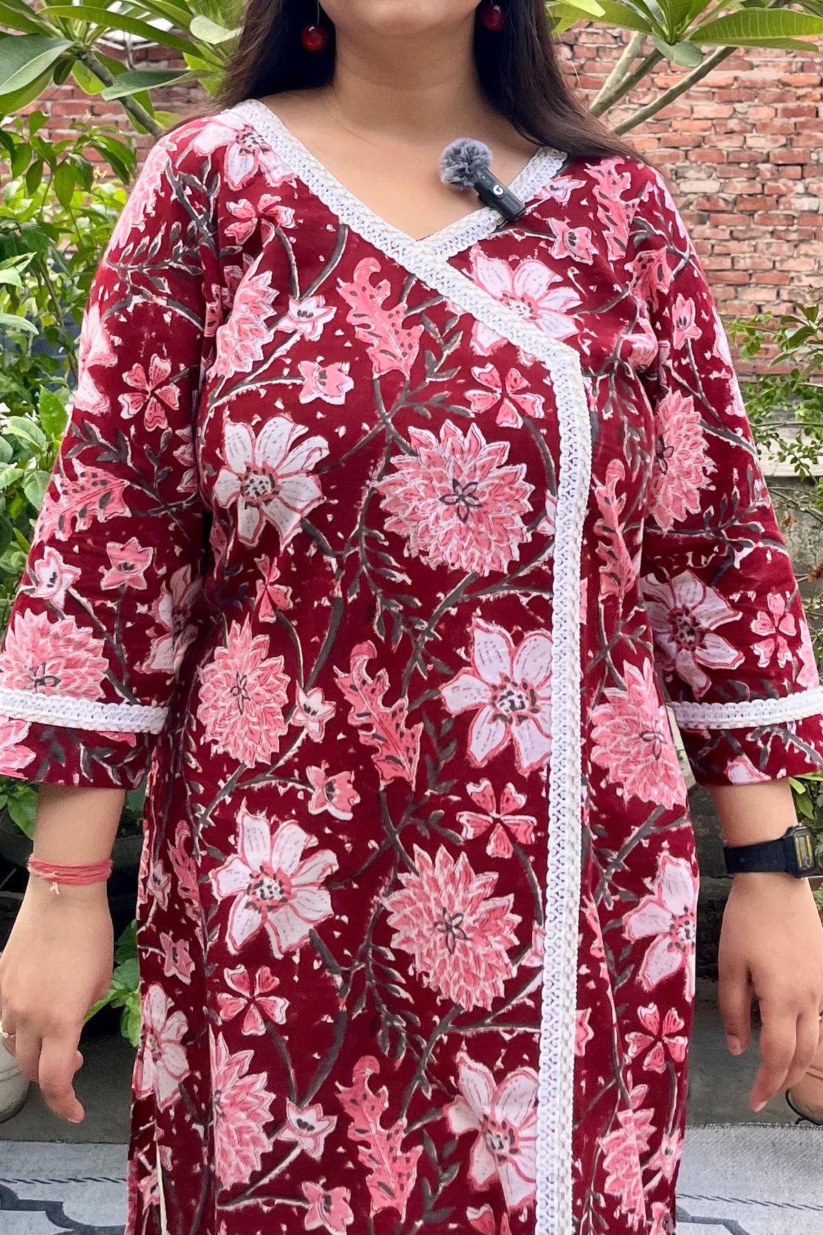 Laalima Angrakha Pure cotton Kurti